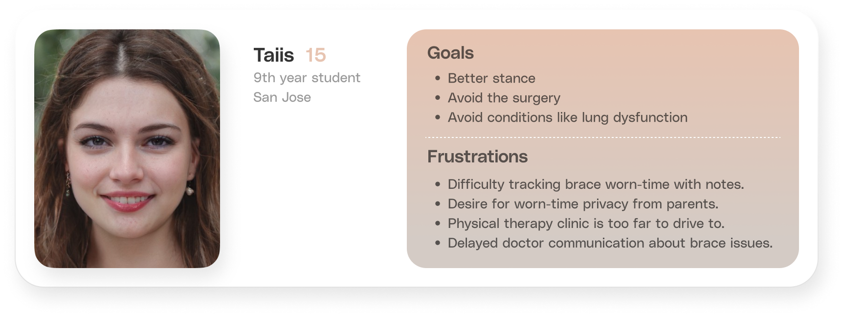 Competitor app 1: UX analysis for scoliosis management and brace tracking