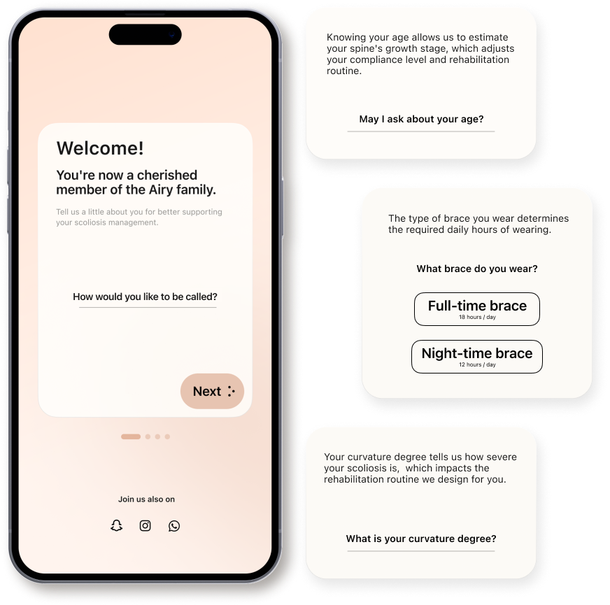 Airy mid-fi: home experience with wear progress, incentives, and exercise entry